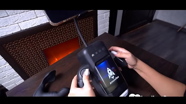 Girlfriend fools around with a sex toy